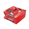Rectangle Christmas No Woven Fabric Printed Tote Bags ABAG-P015-03B-4