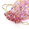 Rose Printed Organza Bags OP-R021-10x12-07-3