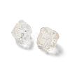 Baking Paint Transparent Glass Beads GLAA-C035-01R-2