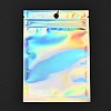Rectangle Zip Top Plastic Glitter Holographic Bags OPP-I002-01B-1