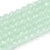 Imitation Jade Glass Beads Strands GLAA-T028-4mm-11G-1