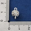 Brass Micro Pave Clear Cubic Zirconia Connector Charms KK-A230-06B-S-3