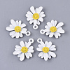 Spray Painted Alloy Pendants PALLOY-N0147-04E-1