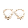 Brass Hoop Earring Findings KK-D063-11G-1