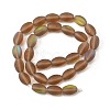 Dyed Synthetic Moonstone Beads Strands G-G458-B01-12x8mm-3