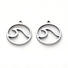 Non-Tarnish 304 Stainless Steel Pendants STAS-N092-95-2
