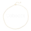 Brass Snake Chain Necklaces NJEW-K123-07G-2