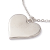 Sublimation Blank Aluminum Pendant Necklace NJEW-E020-02P-03-4