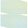 8Pcs 2 Styles Brass Self-Adhesive Picture Stickers STIC-OC0001-02-1