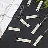 24Pcs 4 Style Stainless Steel Big Pendants STAS-AR0001-15-4