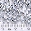 6/0 Baking Paint Glass Round Seed Beads SEED-S036-01C-14-3