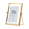 Iron & Glass Round Photo Frame AJEW-WH0554-31-1