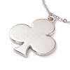 Sublimation Blank Aluminum Pendant Necklace NJEW-E020-02P-04-4