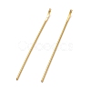 Brass Hair Stick Findings KK-F830-03G-1