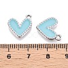 Rack Plating Alloy Enamel Charms LS-ENAM-N056-343P-E-3