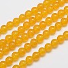 Natural & Dyed Malaysia Jade Bead Strands G-A146-8mm-A03-4