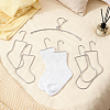 7Pcs 4 Styles Stainless Steel Sock Stretchers AJEW-UN0003-38A-2