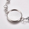 304 Stainless Steel Bracelet Making STAS-WH0014-26P-2