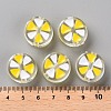 Transparent Enamel Acrylic Beads TACR-S155-005G-4