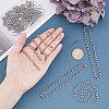 DIY 304 Stainless Steel Chain Garment Decoration Making Kits DIY-UN0002-39P-2
