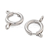 Non-Tarnish 304 Stainless Steel Spring Ring Clasps STAS-E104-09E-P-2
