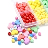 Opaque Acrylic Beads SACR-YW0001-45-2