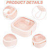 4Pcs 2 Colors Square ABS+TPE Multifunction Pocket-Sized Push Button Storage Box CON-GF0001-11-6