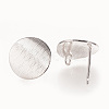Brass Ear Stud Findings KK-S336-16P-1