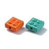 Spray Painted Alloy Beads PALLOY-Q445-05-3