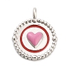 Brass Enamel Pendants KK-H527-01B-P01-1