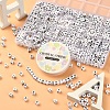 Opaque Acrylic Horizontal Hole Letter Beads SACR-YW0001-44-5
