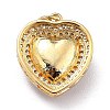 Eco-Friendly Brass Micro Pave Cubic Zirconia Pendants ZIRC-H122-03G-01-3