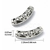 Hollow Tibetan Style Alloy Beads TIBEB-YW0001-23-2
