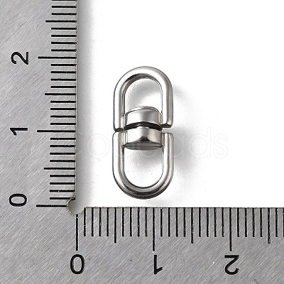 304 Stainless Steel Swivel Clasps STAS-U051-03D-P-1