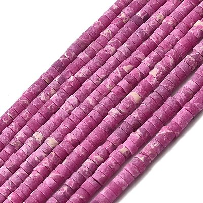 Dyed Synthetic Imperial Jasper Beads Strands G-Z089-A03-M-1