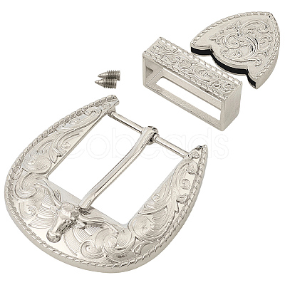 Belt Zinc Alloy Buckle Sets FIND-WH20023-057P-1