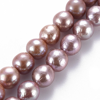 Natural Keshi Pearl Beads Strands PEAR-S020-L09-1