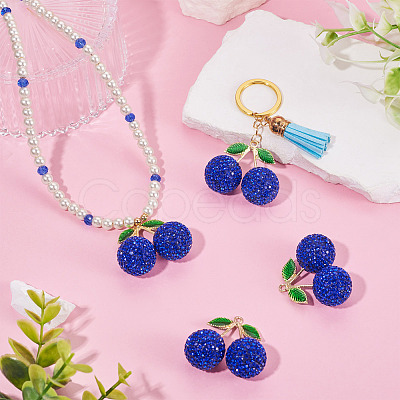 2Pcs Alloy Cherry Charms FIND-TA0009-30D-1