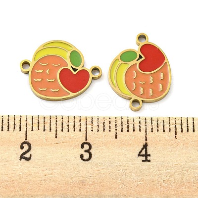 316 Surgical Stainless Steel Enamel Connector Charms STAS-G325-20G-1