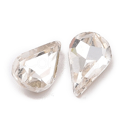 Glass Rhinestone Cabochons GGLA-P002-07B-01-1