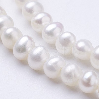 Natural Cultured Freshwater Pearl Beads Strands PEAR-F004-65-1