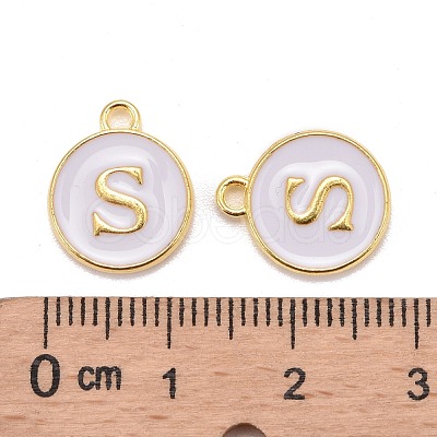 Golden Plated Alloy Charms X-ENAM-S118-01S-1