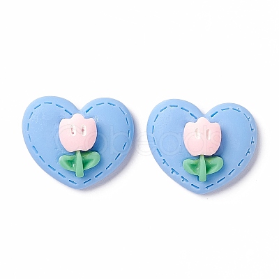 Opaque Resin Cabochons X-CRES-A050-16-1