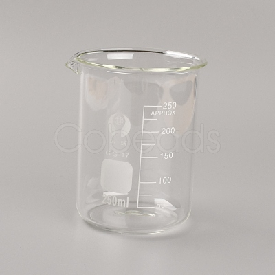 Glass Beaker Measuring Cups TOOL-WH0128-37F-1