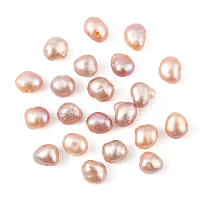 10Pcs Natural Cultured Freshwater Pearl Beads PEAR-YW0001-07A-1