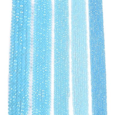Electroplate Glass Beads Strands LS-EGLA-A044-J3mm-A04-1