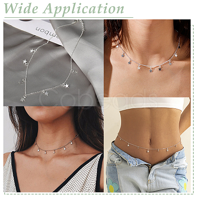 DIY Brass Cable Chains Necklaces Making Kits DIY-ME0001-93P-1