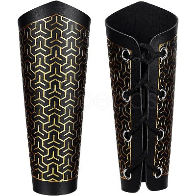 2Pcs Adjustable PU Leather Cord Bracelet AJEW-WH0010-50E-1