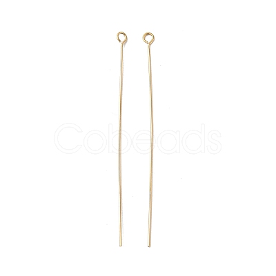 304 Stainless Steel Eye Pins STAS-K293-13G-0.6x60mm-1