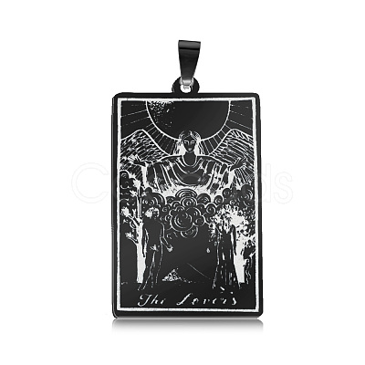 201 Stainless Steel Pendants LS-STAS-S105-LA461-10-1
